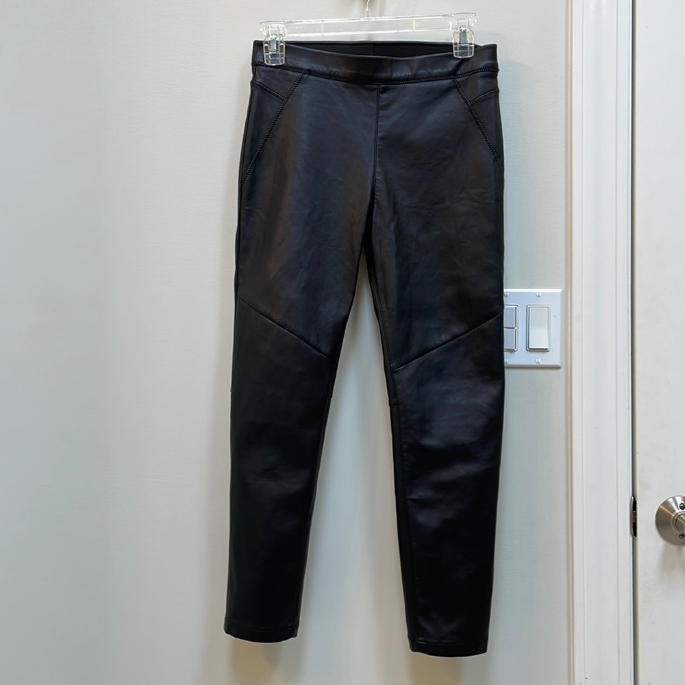 Free People Faux Leather Pants Leggings, Women's Size 26